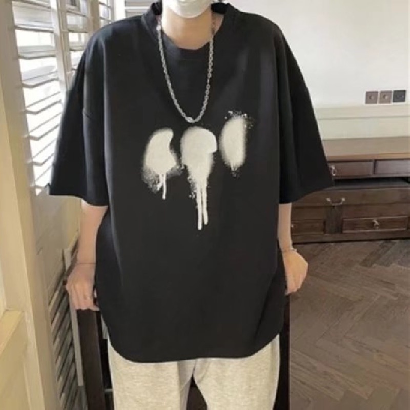 Áo Thun Tay Ngắn Dáng Rộng In Họa Tiết Thời Trang Mùa Hè Thoải Mái Cho Nam Và Nữ