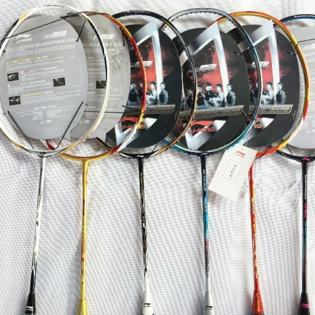 Vợt cầu lông Li-Ningg chính hãng khung Cacbon khuyến mại 1 lần căng dây, tặng quấn cán kèm bao đựng vợt