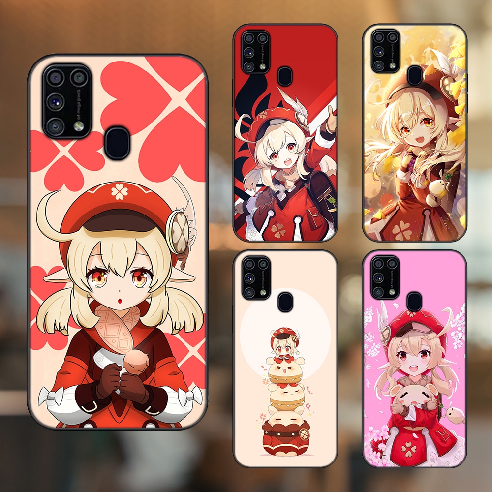 Ốp lưng Samsung M31 viền đen in hình Klee Genshin Impact