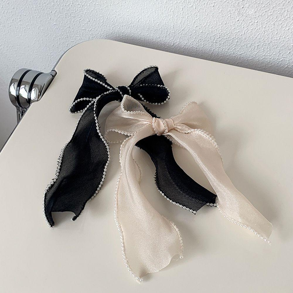 Kẹp Tóc Nơ WMES15H Phong Cách Hàn Quốc Sang Trọng Thời Trang Dự Tiệc