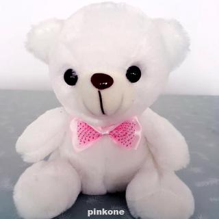 Birthday Wedding Decoration Children Gift Plush Bowknot Cute Colorful LED Bedroom Cartoon Bear Doll
