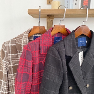 Áo blazer kẻ caro 2095 - LYRA