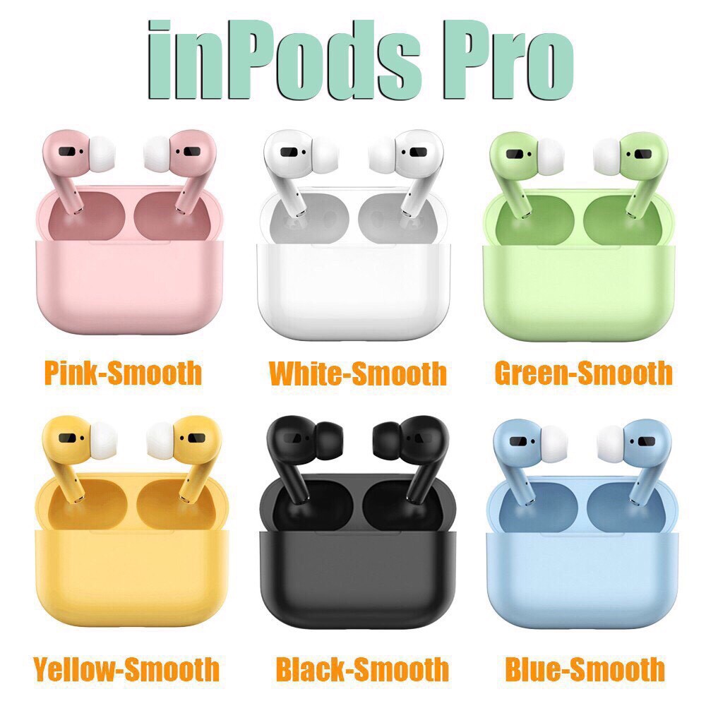 Tai nghe bluetooth inpods pro bản nâng cấp tai nghe inpods 12 - nhiều màu sắc nghe nhạc hay