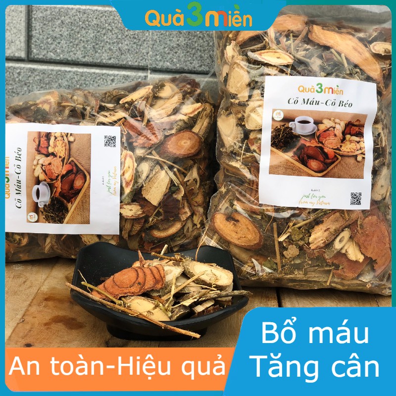 Cỏ máu cỏ béo tăng cân an toàn hiêu quả 1kg - Thương hiệu Quà 3 Miền