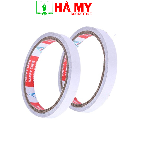 [Hỏa Tốc] Băng keo 2 mặt siêu dính 5cm, 2.5cm, 1.2cm - Nhà sách Hà My ( Hàng Loại 1)