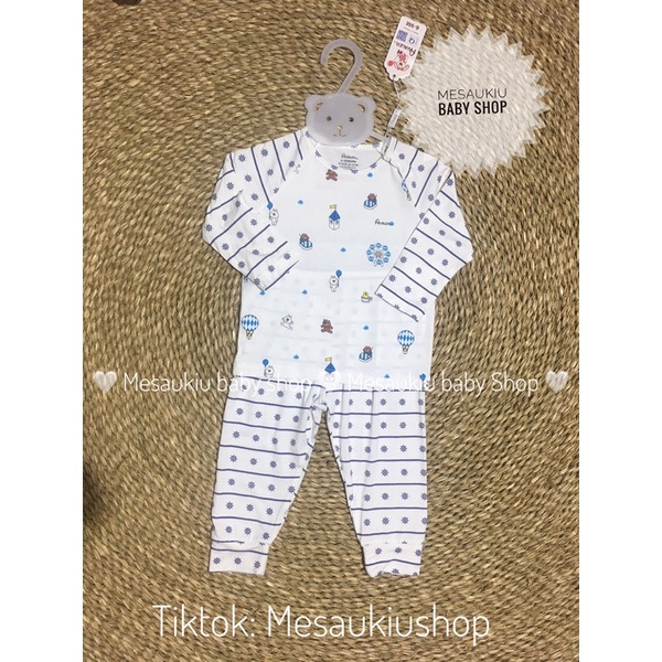 Bộ Avaler dài tay sợi tre cao cấp chính hãng cho bé trai bé gái
