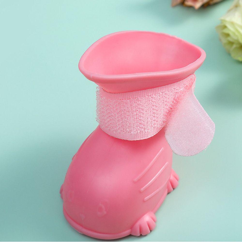 Bộ 4 Vỏ Bọc Giày Đi Mưa Chống Trượt Thoáng Khí Dành Cho Chó Nhỏ