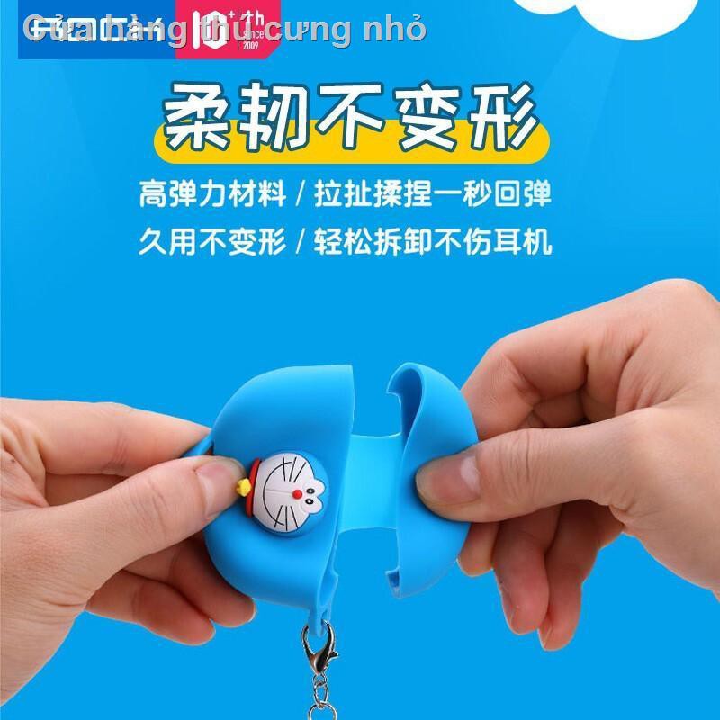 Vỏ Bảo Vệ Hộp Sạc Airpods Airpods 2 Hình Doraemon 3d Độc Đáo Cá Tính