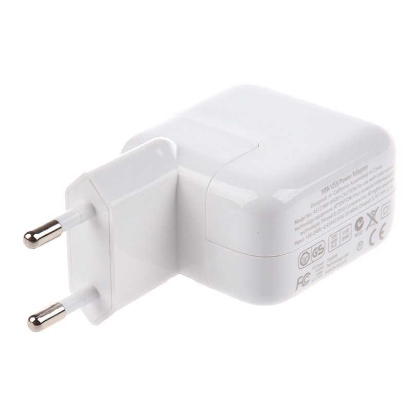 Củ Sạc Màu Trắng Chuẩn Châu Âu Cho ipad / iphone / ipod / smartphones 2.1a