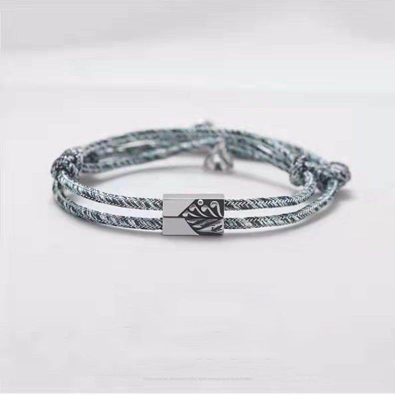 Vòng tay cặp đôi tình yêu " Núi - Biển" Tượng trưng cho tình yêu | BigBuy360 - bigbuy360.vn