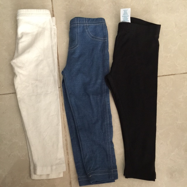 Combo 3 quần legging cho bé xuất khẩu