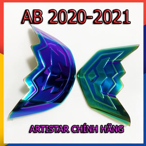 Bộ Ốp Mỏ DèTrước Sau INOX Xi  titan xe AIRBLADE 2020 - 2021 (AB 2020 - 2021) giá 1 cặp