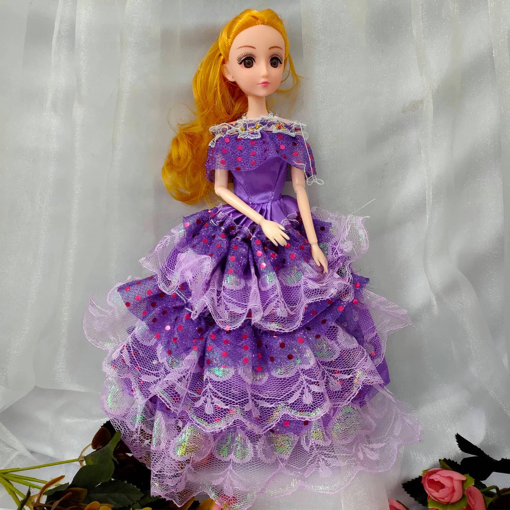Váy Búp Bê Công Chúa Barbie - Doris váy dạ hội dòng 30cm
