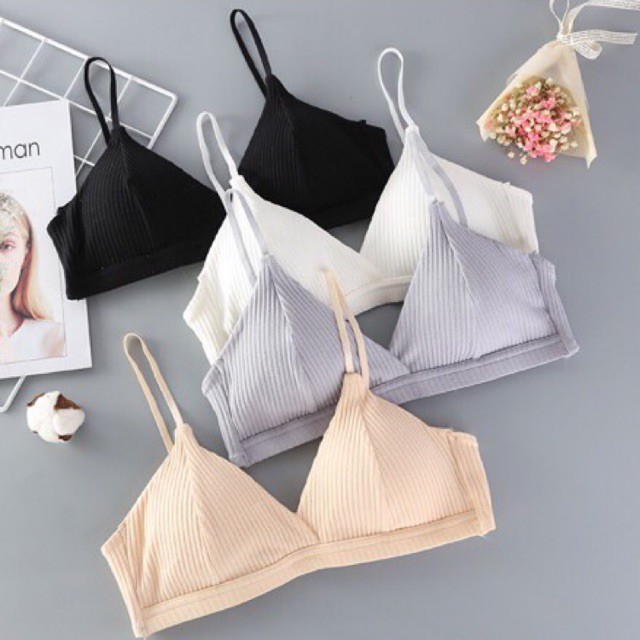[ BRA LÁ ] Bra Đa Năng Với Các Màu Đơn Giản Dễ Sử Dụng - Mút Nhẹ Nhàng Nâng Ngực - Giặt Máy Thoải Mái - Feesize Dễ Mặc ! | BigBuy360 - bigbuy360.vn