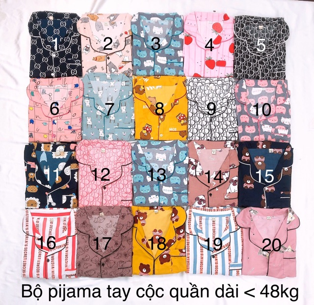 Bộ ngủ thái tay ngắn quần dài siêu hot ❤️ | BigBuy360 - bigbuy360.vn