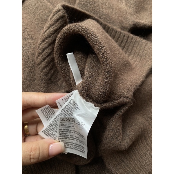 Váy Len Bé Gái Cổ Đức Dáng Suông Nâu HaM