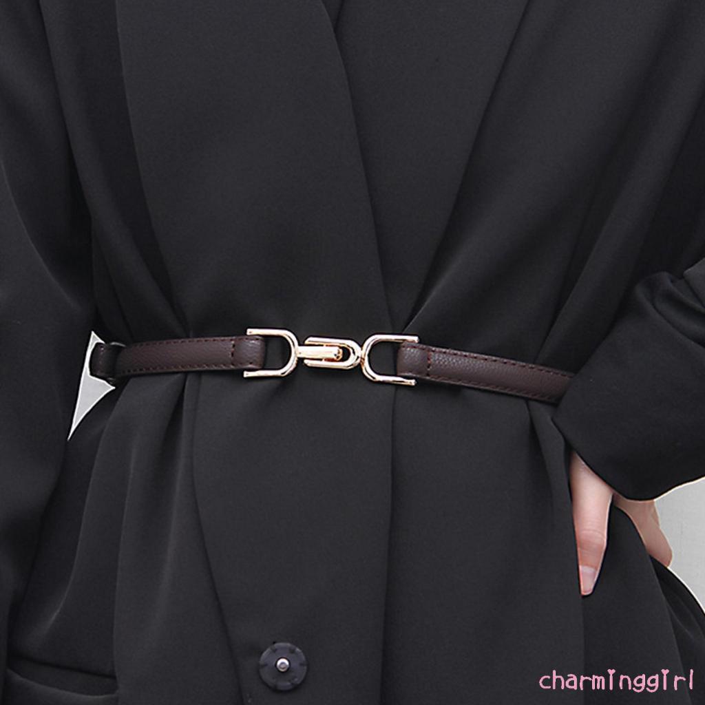 Thắt lưng da nhân tạo có thể điều chỉnh thời trang thích hợp cho nữ