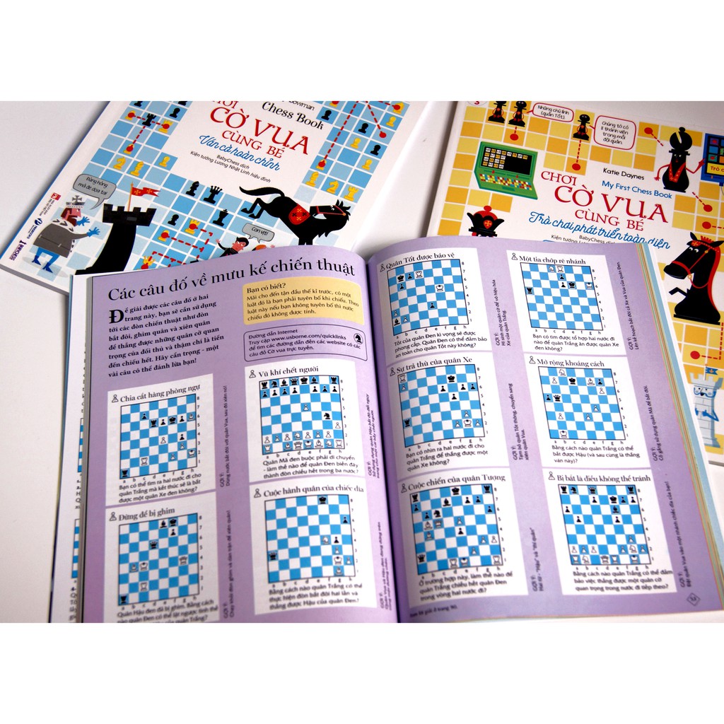 Sách - Chơi cờ vua cùng bé - Sách cờ vua nhập môn
