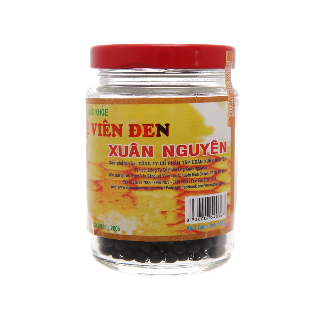 Mật Ong Nghệ viên Đen XUÂN NGUYÊN GROUP 100Gr