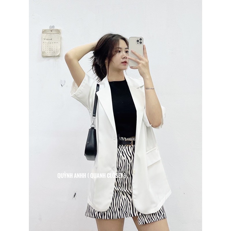 Áo Blazer cộc tay Quanh closet