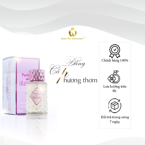 Nước Hoa Nữ Cao Cấp Euro Viet Perfumey, ROSAS No3 70ml