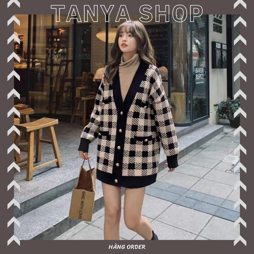 ÁO CADIGAN OVERSIZE THU ĐÔNG SIÊU XỊN - MÃ RE348