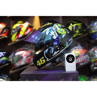 Mũ bảo hiểm Fullface ROC 03 Moto xanh GP