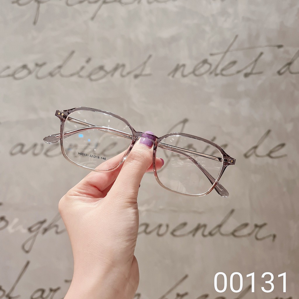 Gọng kính nam nữ Lilyeyewear mắt vuông càng kính kim loại thanh mảnh màu sắc thời trang 00131 | BigBuy360 - bigbuy360.vn