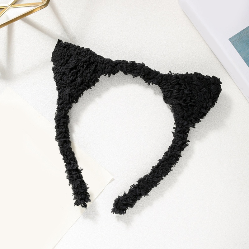 Flgo Băng Đô Cài Tóc Trang Điểm Hình Tai Mèo Siêu Bền Cho Nữ