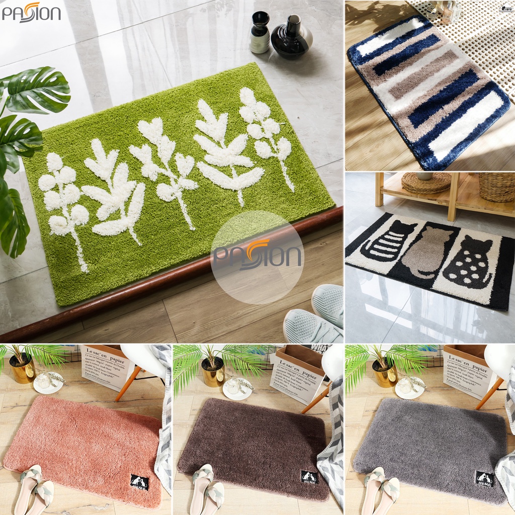 Thảm Lau Chân Dệt Nổi Siêu Thấm Size Đại 50x80cm