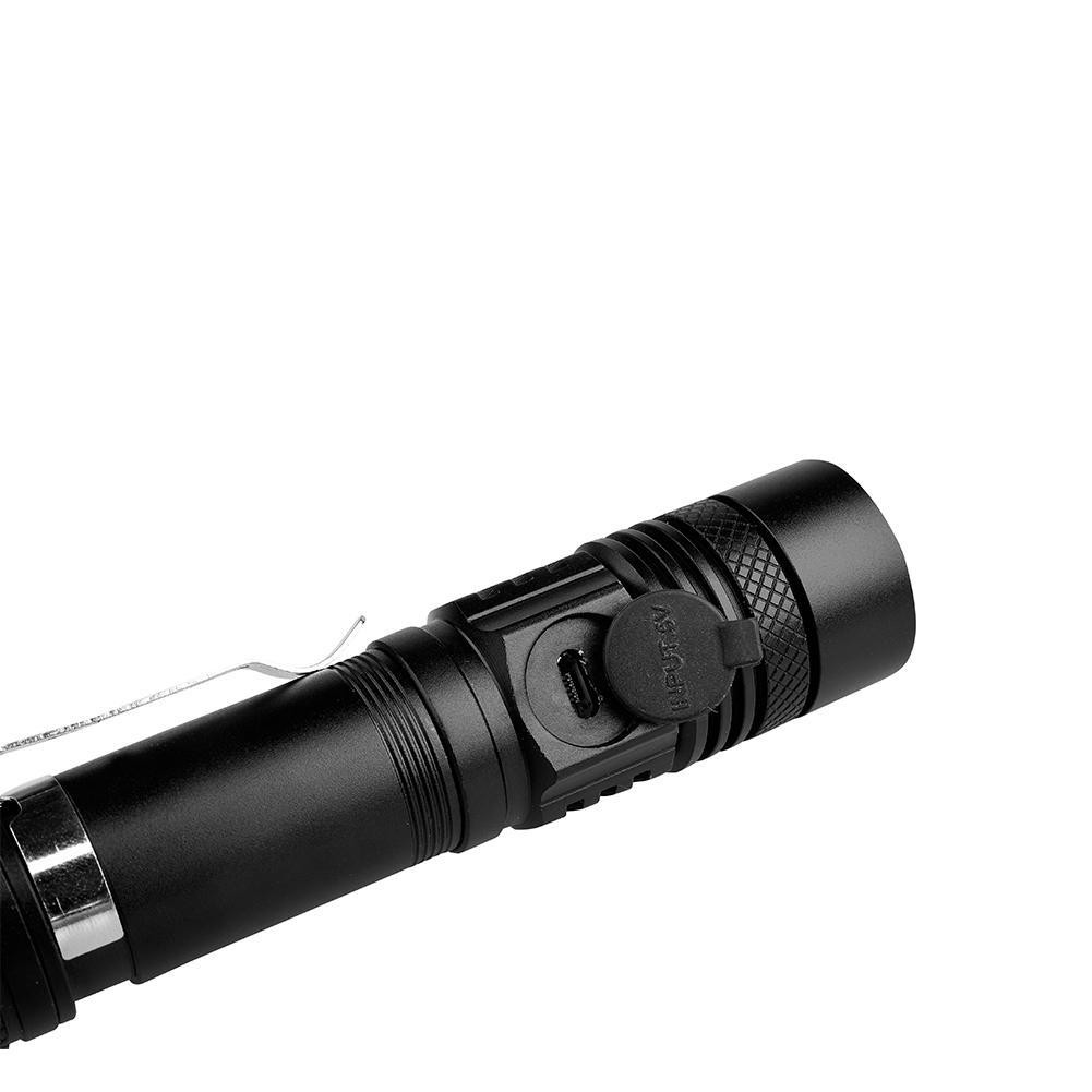 Đèn Pin Mini 3 Chế Độ Sáng Sạc Usb Tiện Dụng