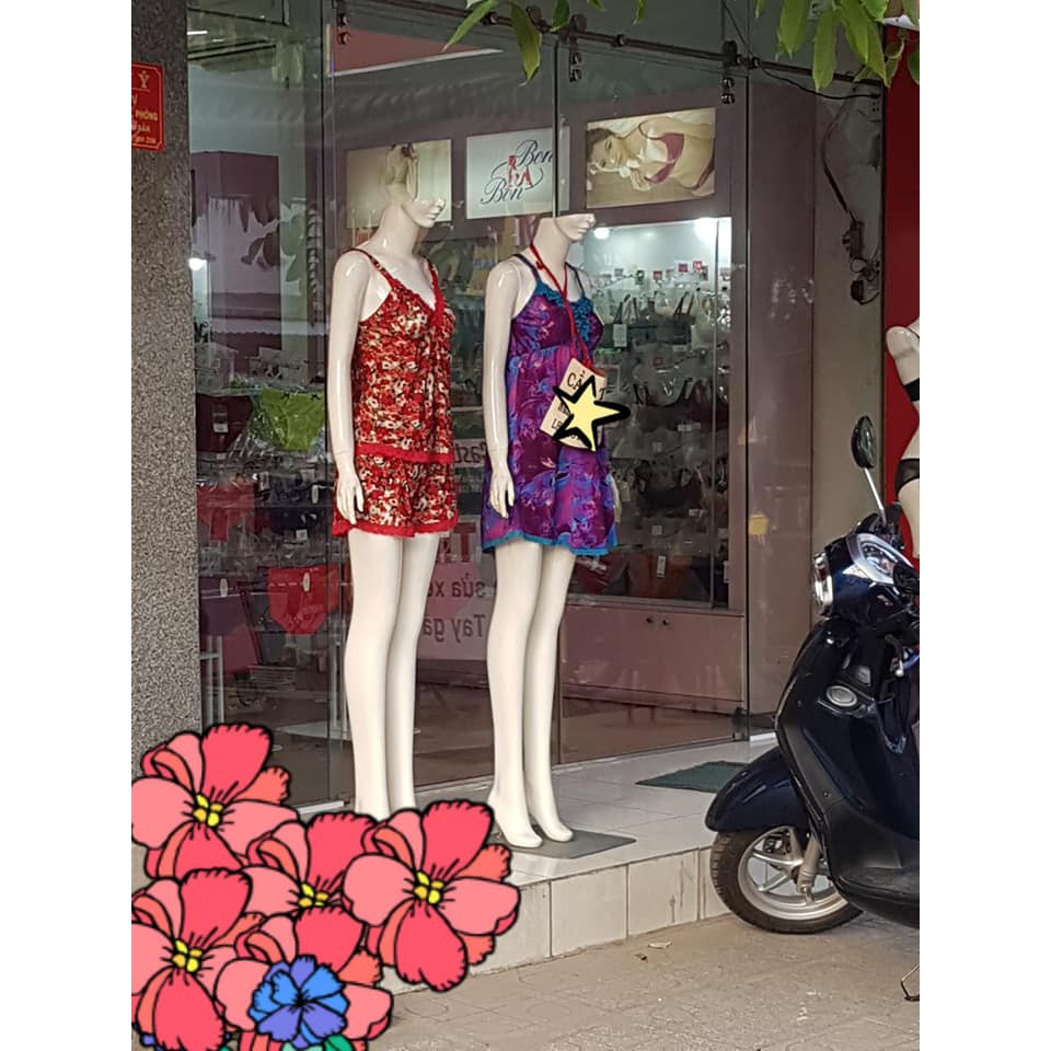 [3size 48- 80kg]: Đầm kèm quần thun lạnh cao cấp | BigBuy360 - bigbuy360.vn