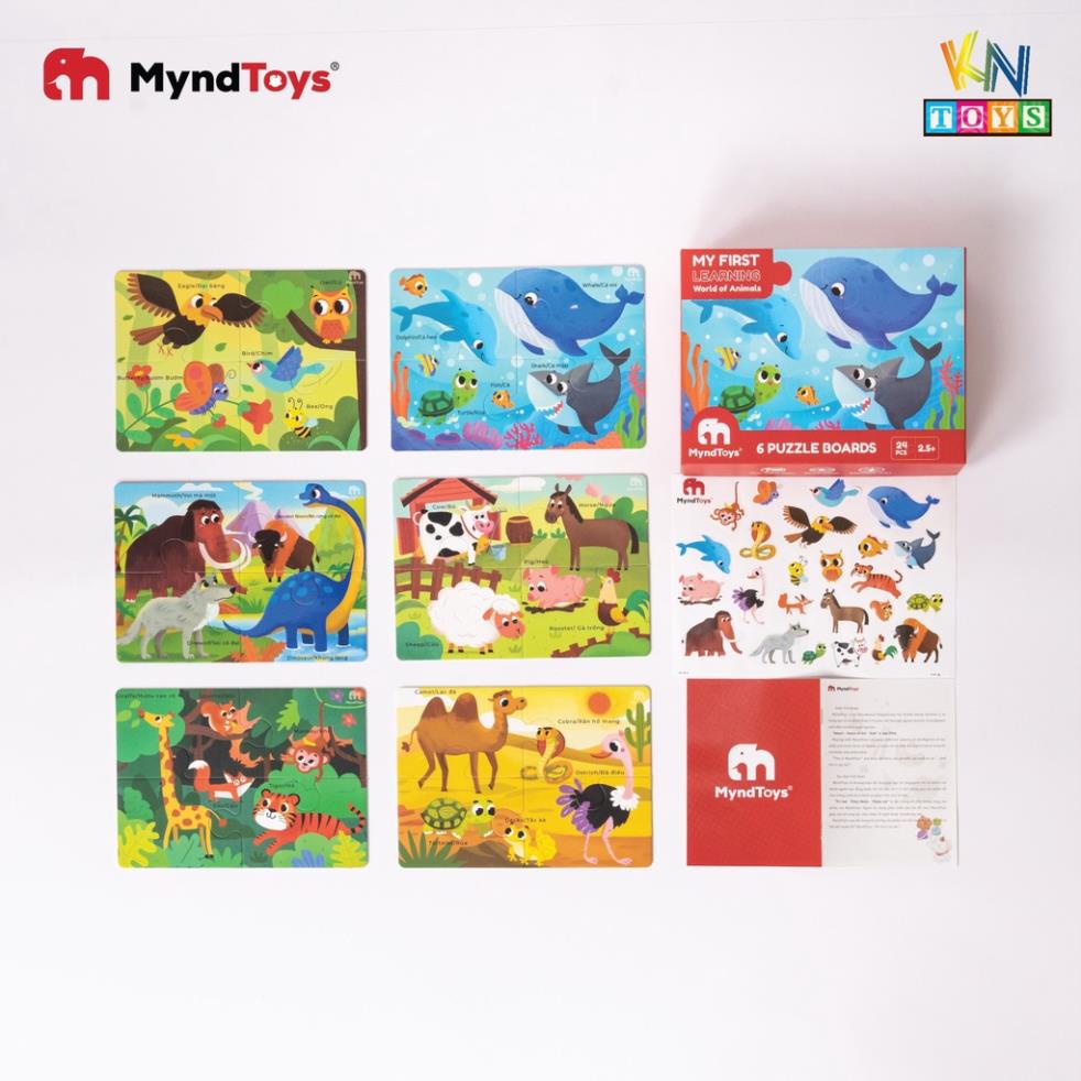 Đồ Chơi Xếp Hình MyndToys - My First Learning (Cho Bé Từ 2.5 Tuổi - Nhiều Chủ Đề)