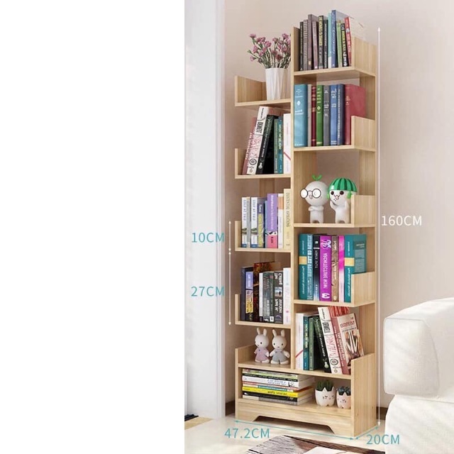 Kệ sách hình cây 11 ngăn