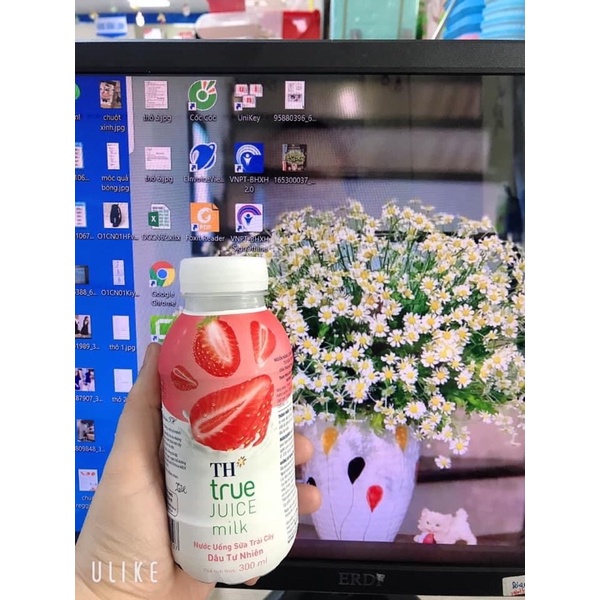 TH truemilk sữa việt quất, chuối