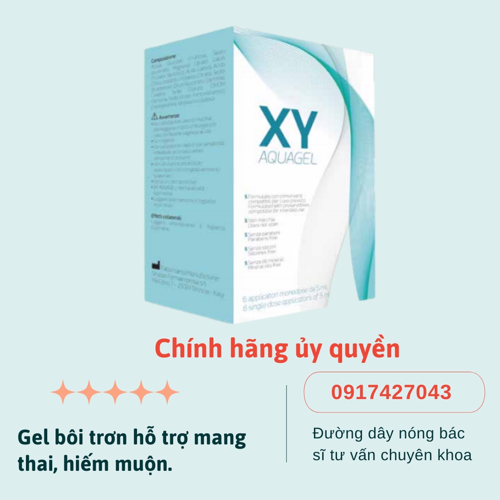 Gel bôi XY AQUAGEL tác dụng hỗ trợ có thai nhanh