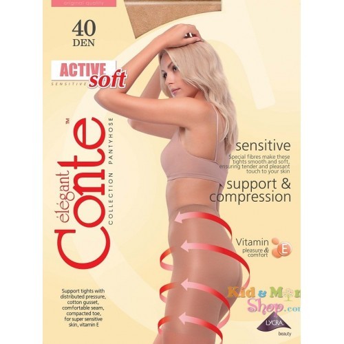 Quần tất Nga Elegant Conte Active Soft 40 DEN chuẩn