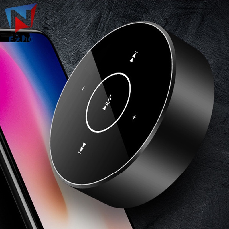 Loa Bluetooth Không Dây Mini Hình Tròn Có Đèn LED Cảm Ứng Rảnh Tay