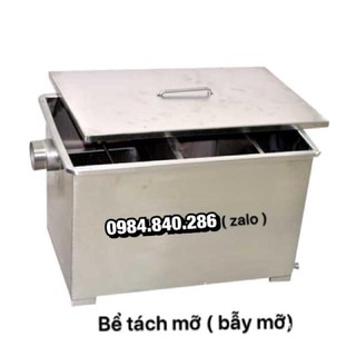 Bể tách mỡ inox 304 các kích thước