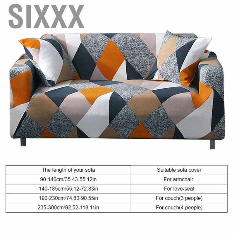 Bộ 1 / 2 / 3 / 4s Bọc Ghế Sofa Co Giãn Họa Tiết Đơn Giản Sang Trọng