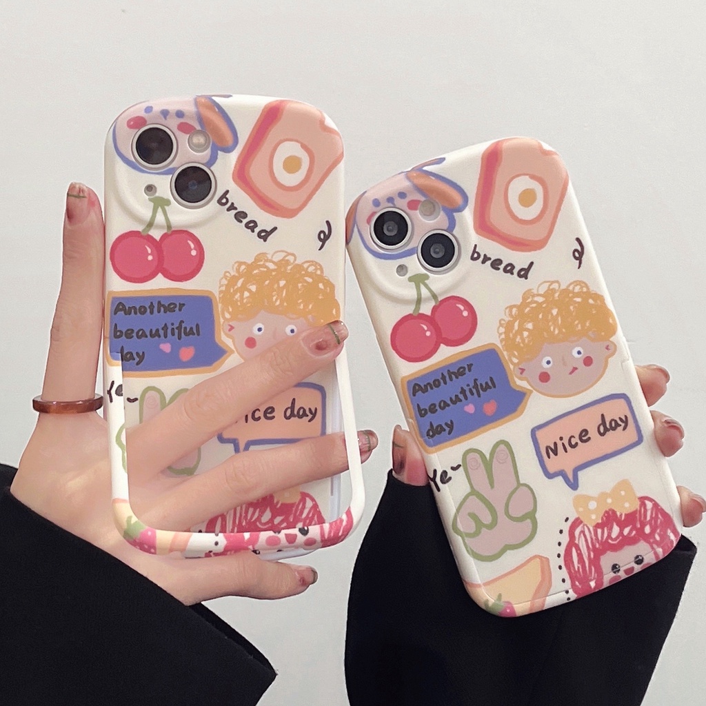 Ốp Điện Thoại Mềm Họa Tiết graffiti Dễ Thương Cho iphone 12 pro max 11 pro max xs max xr x