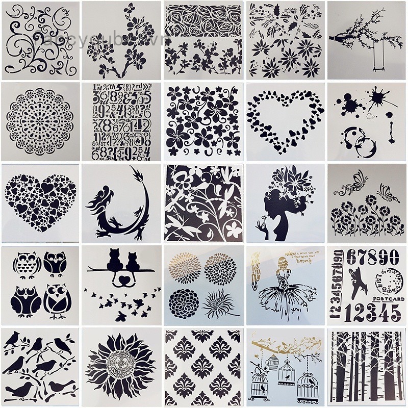 Khuôn cắt giấy kim loại nhiều kiểu dáng xinh xắn