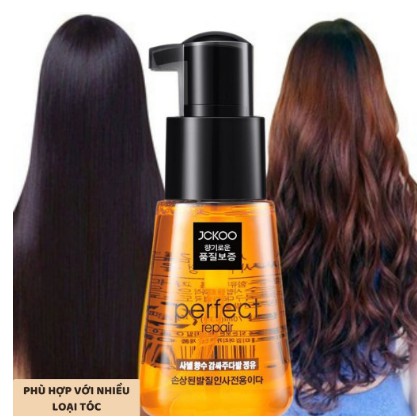 Tinh dầu dưỡng tóc JCKOO Perfect Repair 70ml Serum Phục hồi Tóc uốn, nhuộm, tóc hư tổn khô xơ giữ nếp, mượt tóc