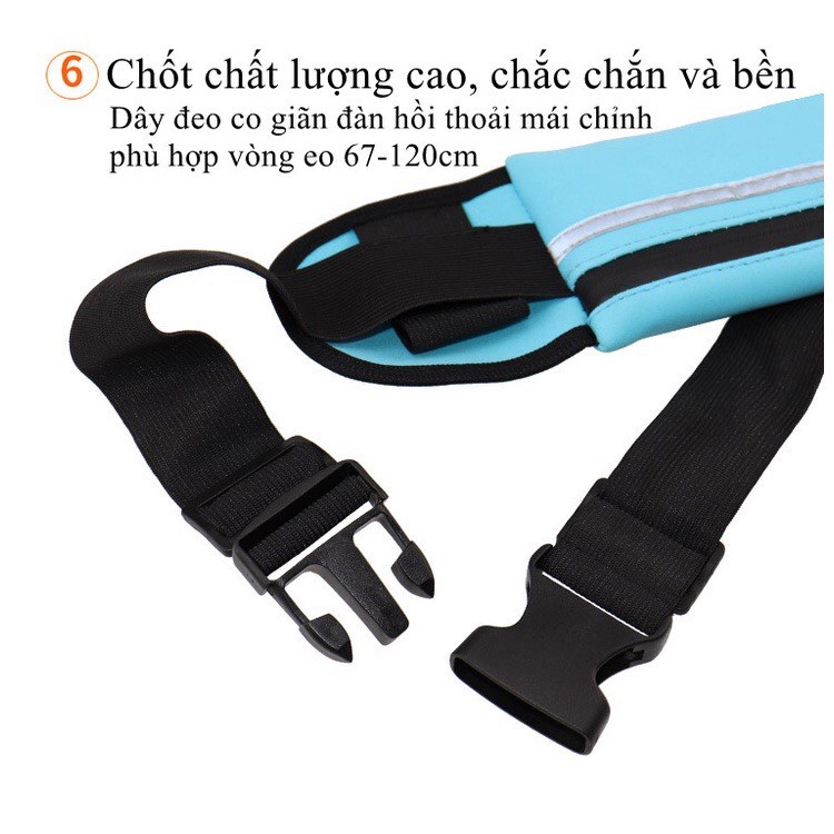 Túi đeo chạy bộ, túi đeo hông, đeo bụng hỗ trợ chạy bộ, tập thể thao