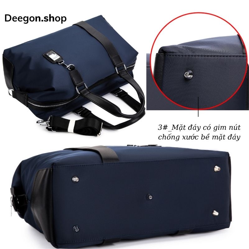 Túi Xách Tay Du Lịch Đẹp,Túi Đeo Chéo Du Lịch Nam Nữ Có 5 Nút Đế Dưới Bảo Vệ Đáy Siêu Chống Nước Mã CC1
