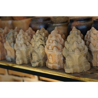 tháp champa mini đất nung