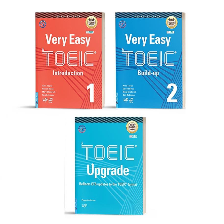 Bộ sách Luyện thi NEW TOEIC. Trình độ Sơ - Trung cấp (Very Easy TOEIC 1 + Very Easy TOEIC 2 + TOEIC Upgrade)