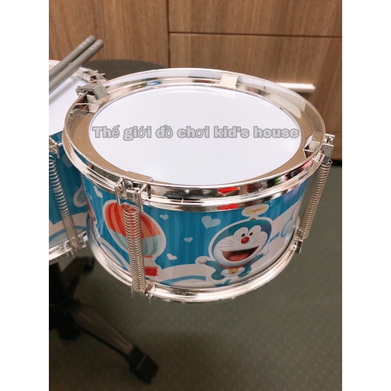 Bộ trống Jazz Drum Doraemon cho bé có ghế ngồi TPHCM