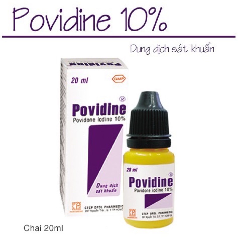 Dung dịch sát khuẩn Povidine 10%