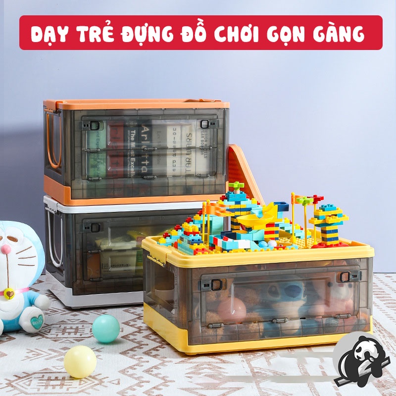 Thùng Đựng Lego & Đồ Chơi Lazydo Gấp Gọn Thông Minh Bằng Nhựa PP Cao Cấp - 44 Lít & 55 Lít